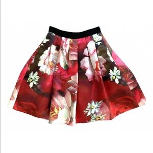 TED Baker London Mid-length Floral Skirt